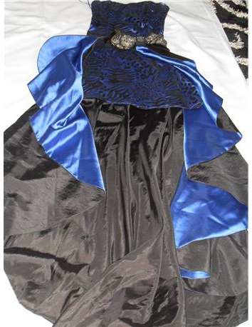 Mavi Abiye Elbise