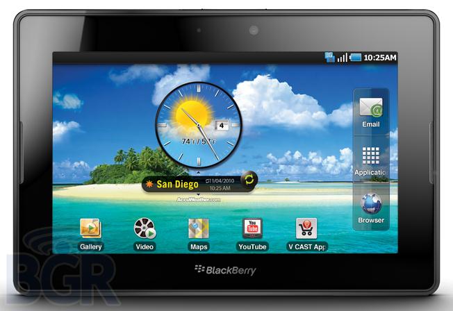 Sıfır BlackBerry Playbook ile android oyun ve program...