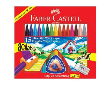 Mum Boya (wax Crayon) Faber Castell 15li 