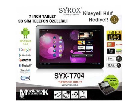 SYROX 7İNÇ TABLET 3G SİM KARLI 