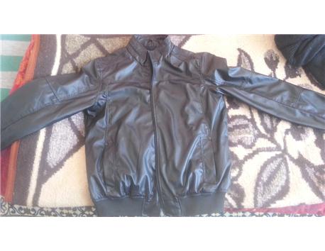 Defacto Siyah Deri Ceket -Uygun Fiyat-( Sıfır Ürün )