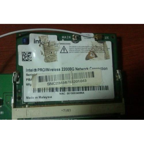 İntel Pro wireless 200bg wireless card 	