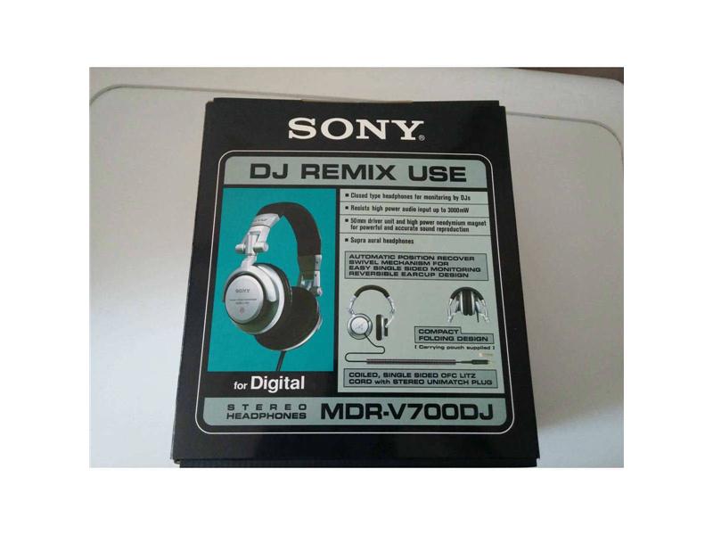 SONY MDR-700 DJ kulaklık sıfır kutlusunda açılmamış