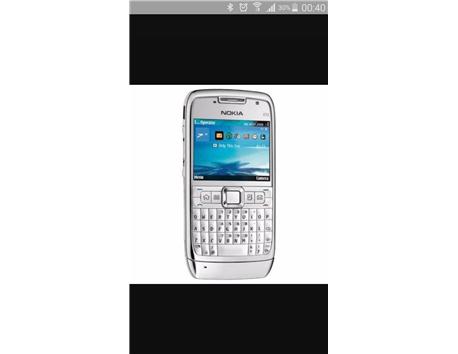 Nokia E72 Beyaz renk iddia ediyorum tertemiz cep telefonu