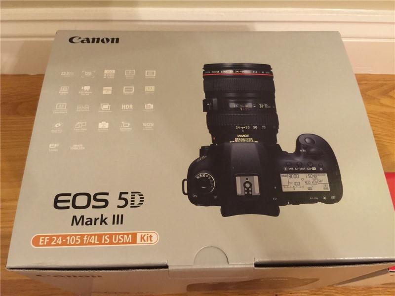 Canon EOS 5D Mark III Kamera + 24-105mm Lensler