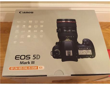 Canon EOS 5D Mark III Kamera + 24-105mm Lensler