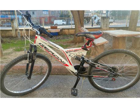 Hic kullanılmamış cift süspansiyonlu geroni bisiklet