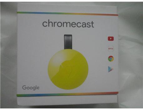 Chromecast(kablosuz görüntü aktarıcı) paketinde açılmamış
