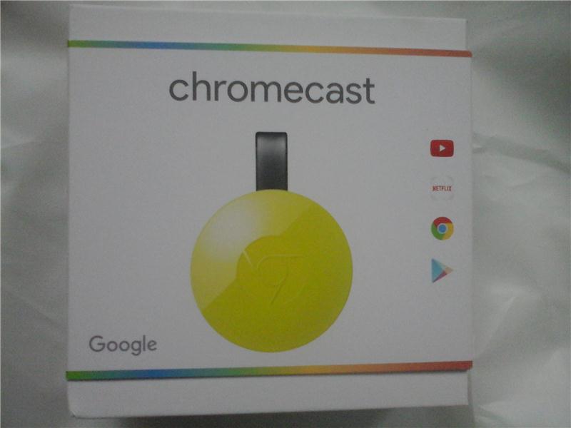 Chromecast(kablosuz görüntü aktarıcı) paketinde açılmamış