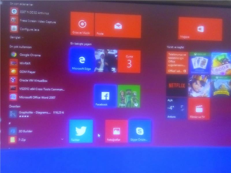 Masa Üstü Windows 10 Gelişmiş Bilgisayar