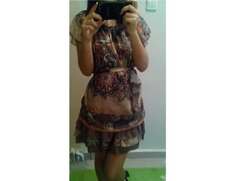 kahverengi #elbise #Sbeden #ucuz #uygun #ikincielgiyim #ikinciel #minielbise #mini #secondhand