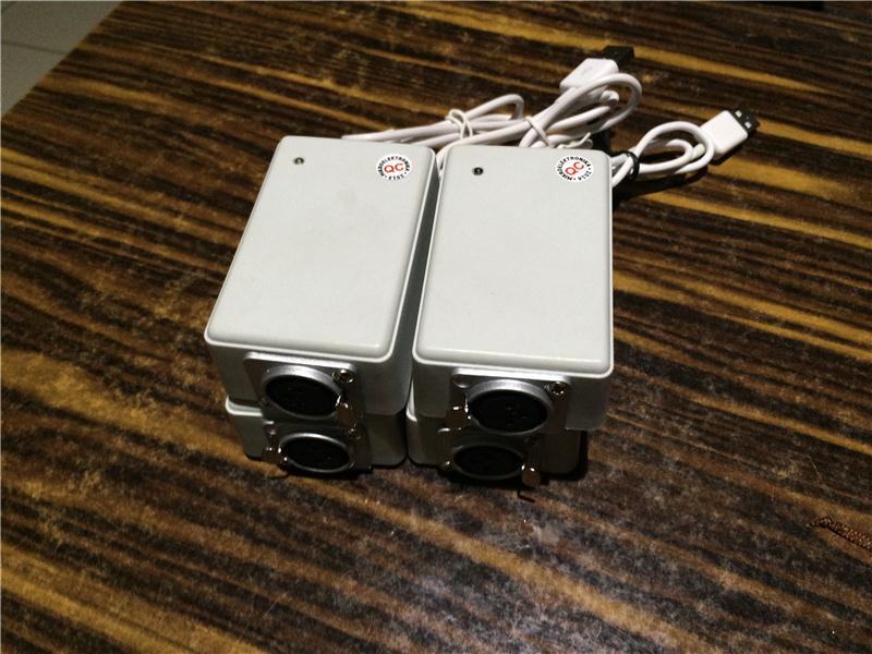 USB to DMX 512 İnterface ışık kontrol arabirimi.Profesyonel Işıklarınızı Bilgisayarınızdan kontrol edin.