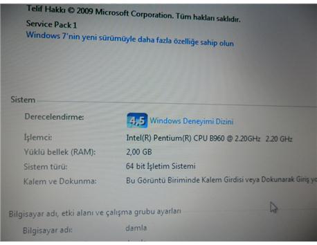 LAPTOP TEMİZ GARANTİLİ