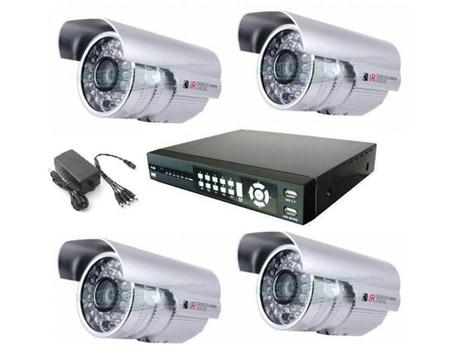 4 lü full paket güvenlik kamera sistemi