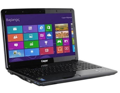 CASPER NİRVANA 2 GB EKRAN KARTLI CORE 2 DUO P8600 İŞLEMCİLİ NOTEBOOK SATILIK VEYA TAKASLIK.