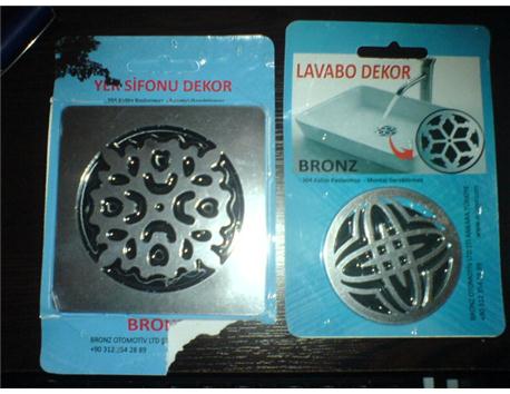 LAVABO + YER SİFONU DEKOR