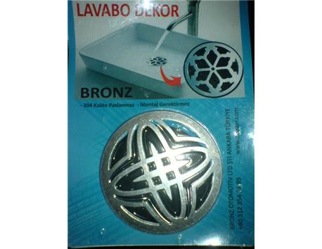 LAVABO + YER SİFONU DEKOR