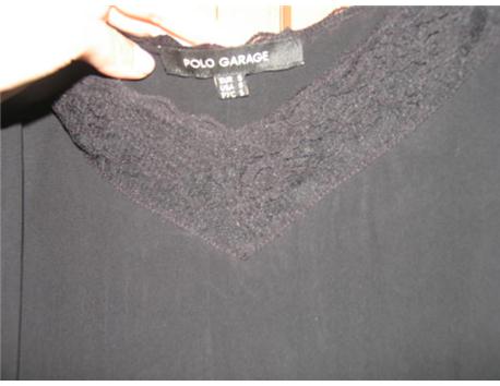 %100 ORİJİNAL POLO GARAGE SİYAH ŞİFON ELBİSE YEPYENİ 30 TLYE SATIYORUM