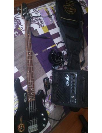 Bas gitar: T&T Sisters RFB 262  Amfi: MEGA DL20B 20W BASS GİTAR AMPLİFİKATÖRÜ 