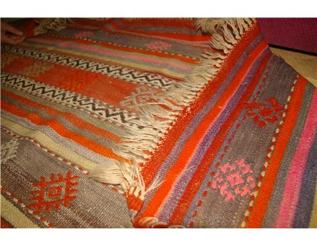 80 yıllık kilim Kütahya el işi dokuma orijinal