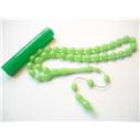 Sığırcık Kesim Açık Yeşil Renk Katalin Tesbih 250 TL
