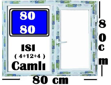 80X80 ISI CAMLI PENCERELERDE UYGUN FİYATLAR