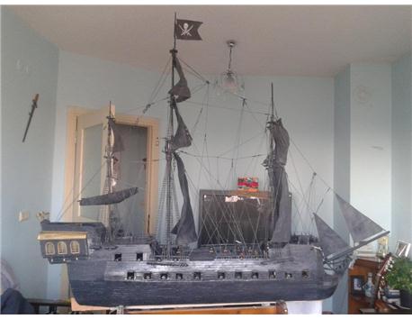 THE BLACK PEARL Karayip Korsanları Gemisi 1.7 metre, % 100 EL İŞÇİLİĞİ !!! 10000 TL