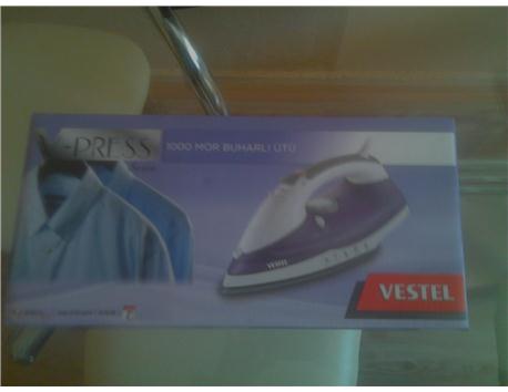 VESTEL V-PRESS Serisi 1000 Mor Buharlı Ütü  90 TL