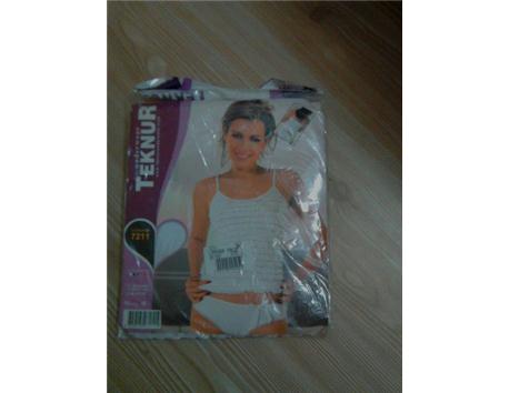7211  TEKNUR MARKA FIRFIRLI TAKIM  15 TL  RENKLER BEYAZ VE MOR