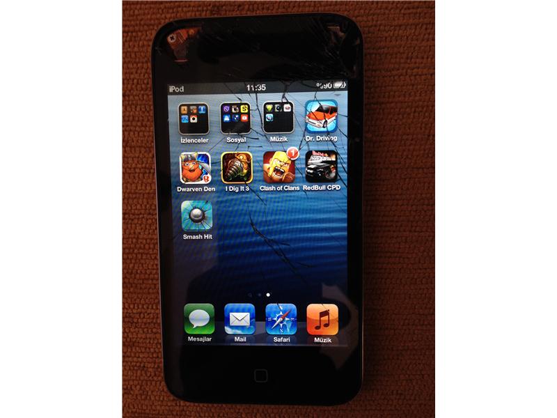iPod Touch 4 Dokunmatik Camı Kırık 