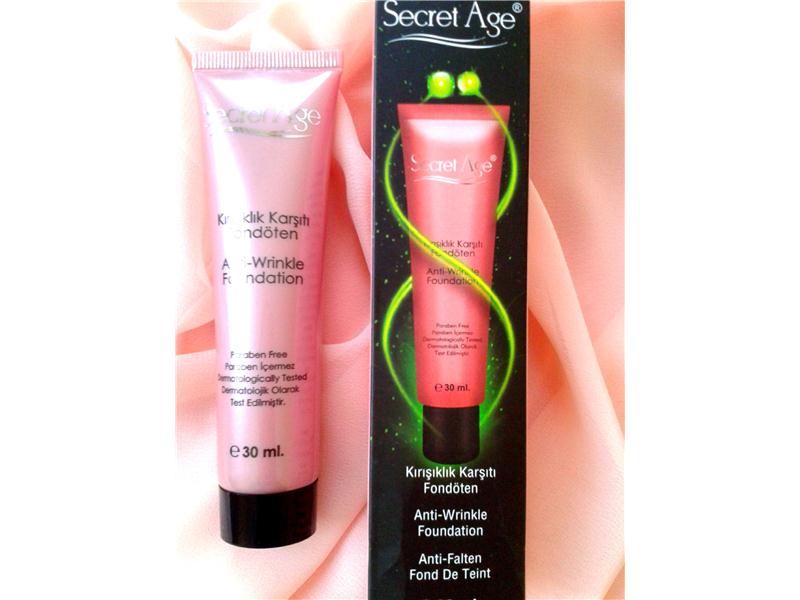 secret age kırışıklık karşıtı fondöten