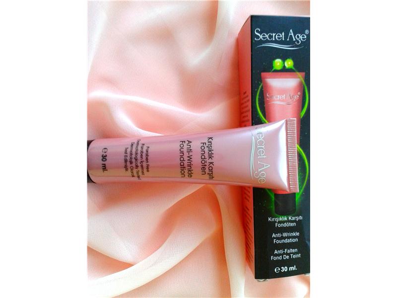 secret age kırışıklık karşıtı fondöten
