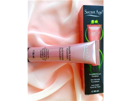 secret age kırışıklık karşıtı fondöten