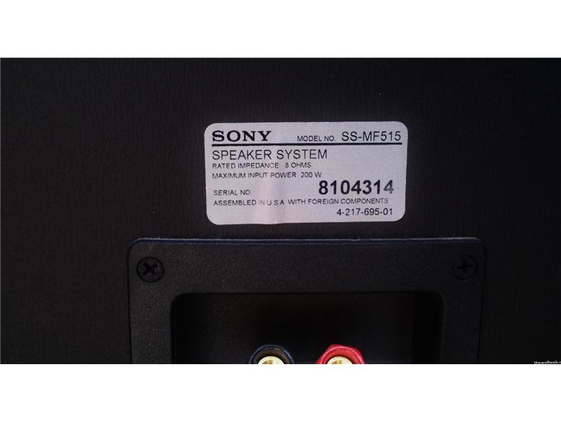 SONY SS-MF515 FLOORSTAND SPEAKERS..ORJ..MÜKEMMEL..NADİR BULUNUR..SIFIR..