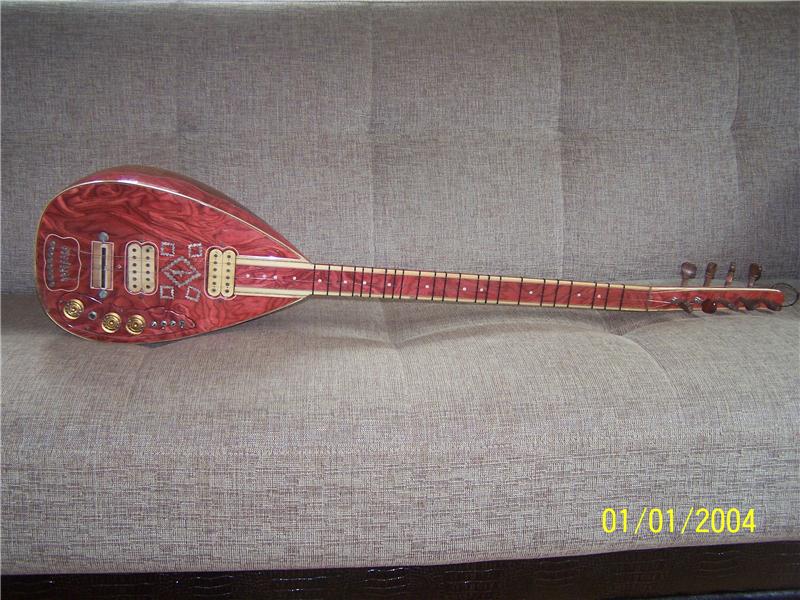 elektro bağlama  dört telli temiz ORG  ile takaslık yada satılık