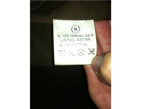 VAKKO HAKİKİ DERİ CEKET