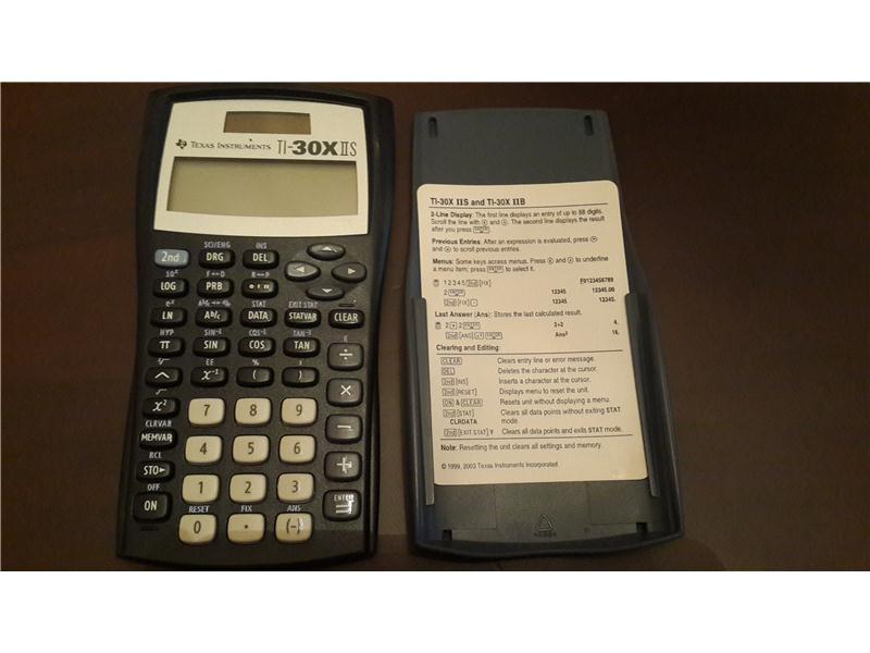 TEXAS INSTRUMENTS TI-30X IIS ÇOK FONKSİYONLU HESAP MAKİNASI