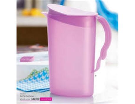 MOR VE PEMBE TUPPERWARE SAKLAMA KAPLARI 
