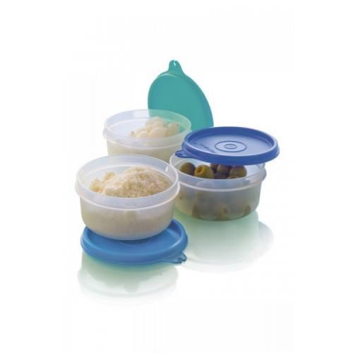 MOR VE PEMBE TUPPERWARE SAKLAMA KAPLARI 