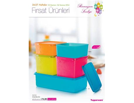 TUPPERWARE BUZDOLABI SAKLAMA KABI 