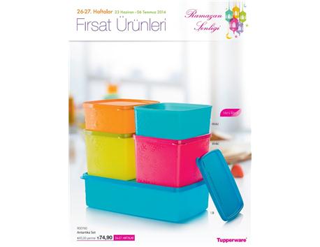 TUPPERWARE YEŞİLLİK SAKLAMA KUTUSU 