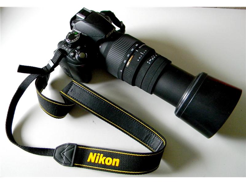 Nikon d3100+kit lens+55-200 sigma lens ve ps3