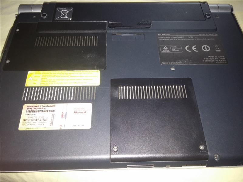 Sony VGN-SR59TG 13.3" Ekran Temiz Tamirsiz Dizüstü