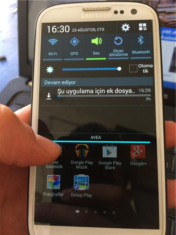 Tertemiz galaxy s3
