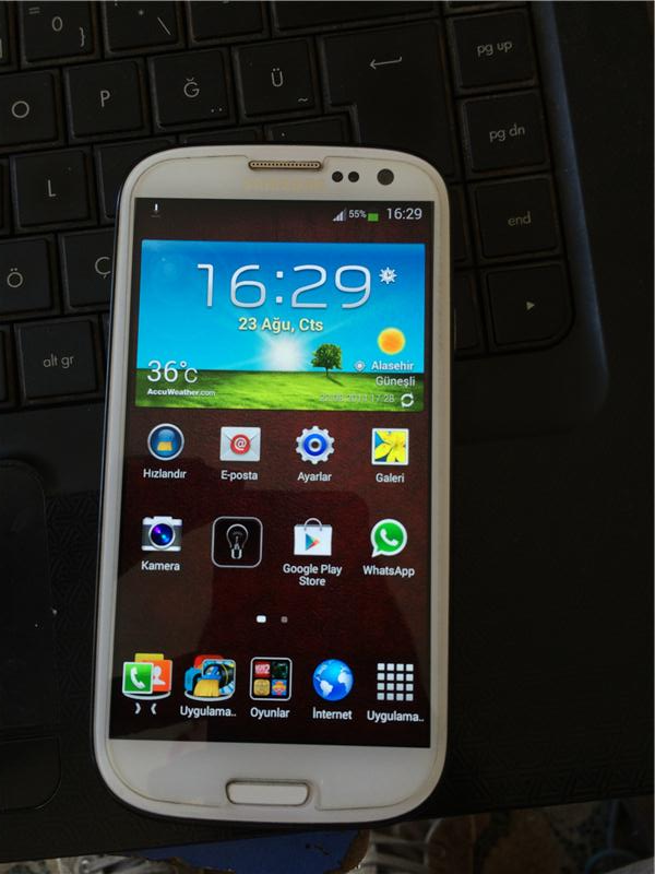 Tertemiz galaxy s3