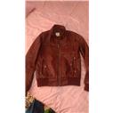 36 beden bordo deri mont 