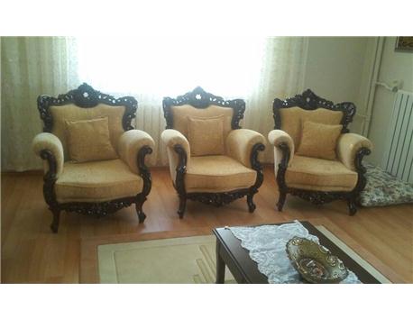 el oyması ceviz salon takımı