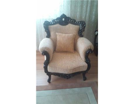 el oyması ceviz salon takımı