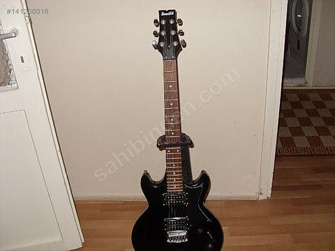 ibanez elektro gitar+prosesör+anfi