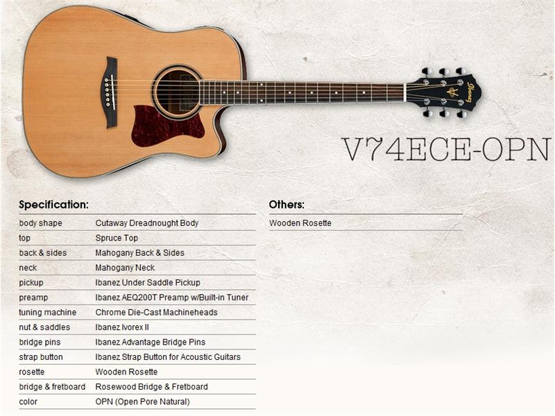 IBANEZ V 74 ECE -OPN